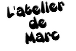 Logo noir et blanc de l'atelier de marc landy